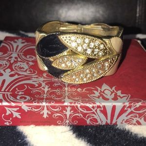 Black and gold bracelet